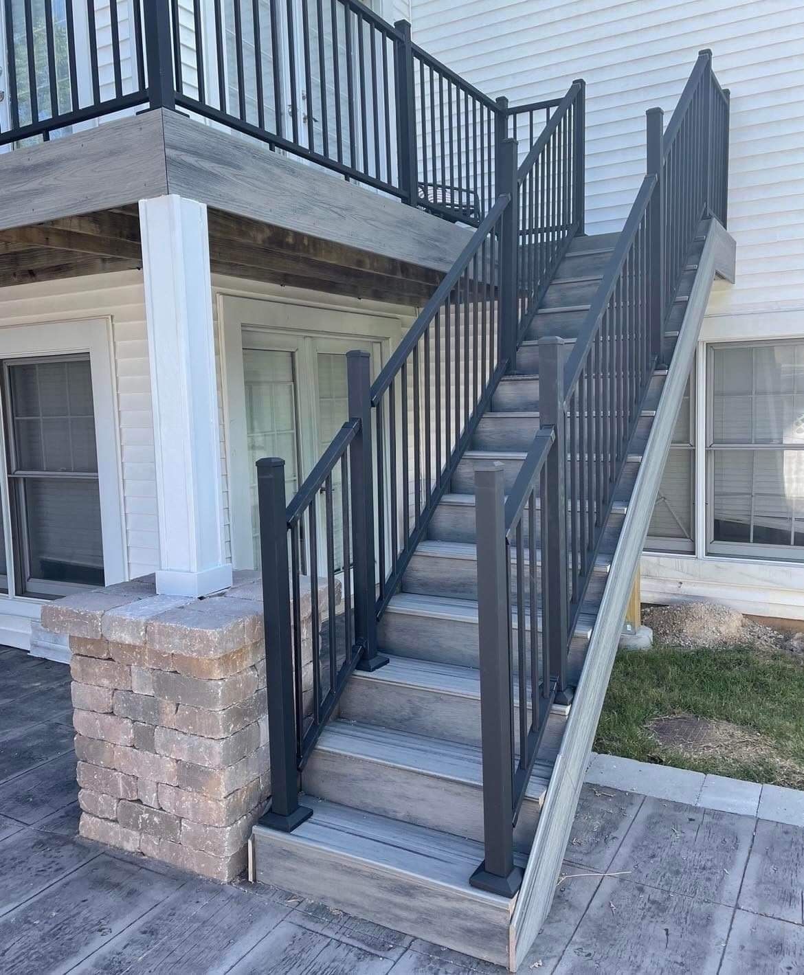 Deck Stairs Railings — Barnhart, MO — Hoffman Concrete LLC
