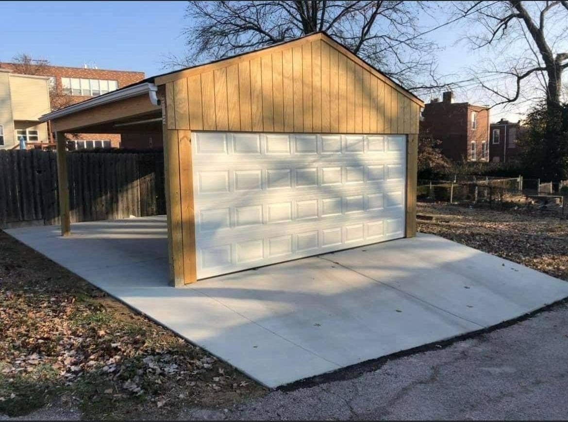 Wood Carport— Barnhart, MO — Hoffman Flatwork & Hardscape