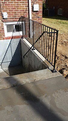 Outdoor Stair Handrail — Barnhart, MO — Hoffman Concrete LLC