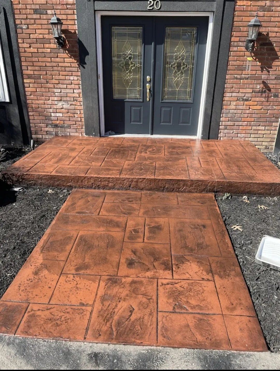 Stamp Walkway and Porch — Wildwood, MO — Hoffman Concrete LLC