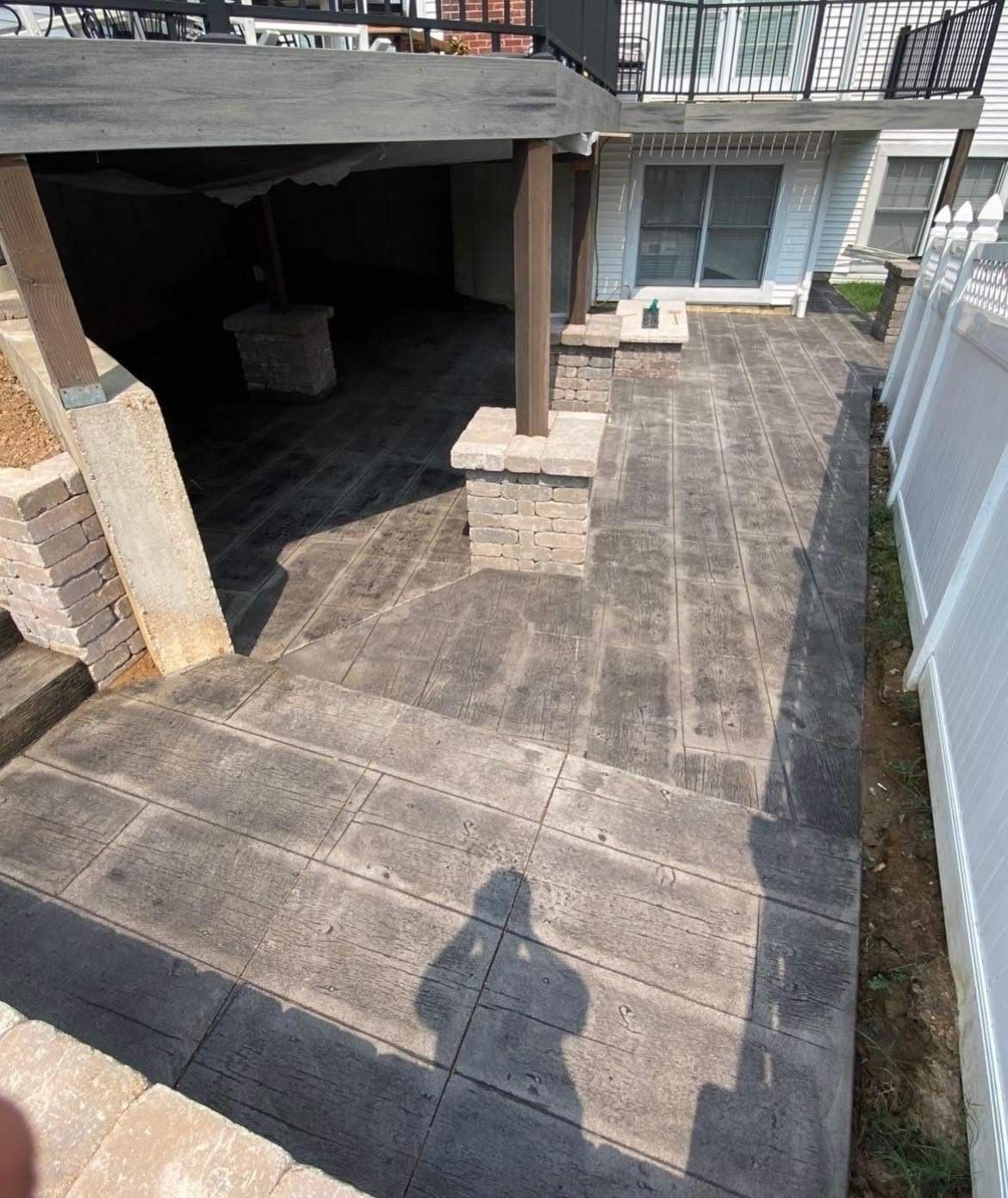 Stone Deck Patio — Barnhart, MO — Hoffman Concrete LLC