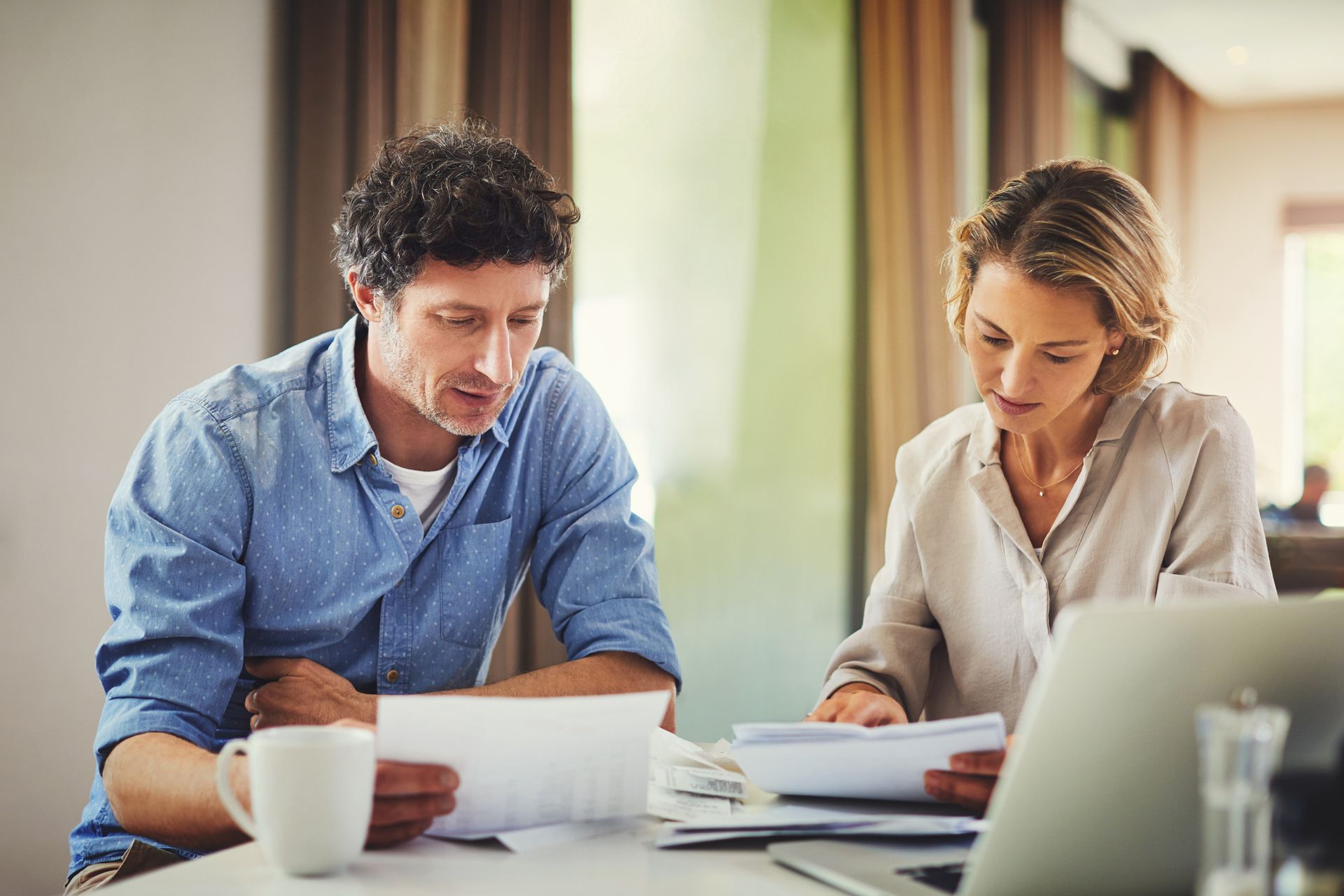 A Man And A Woman Doing Audit - Hobart, TAS - Stuart Iles Partners