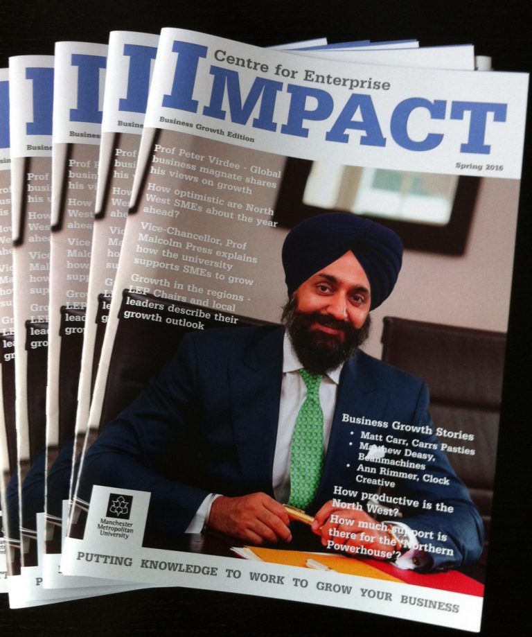 PROFESSOR PETER VIRDEE VIRDEE IMPACT MAGAZINE SPRING 2016