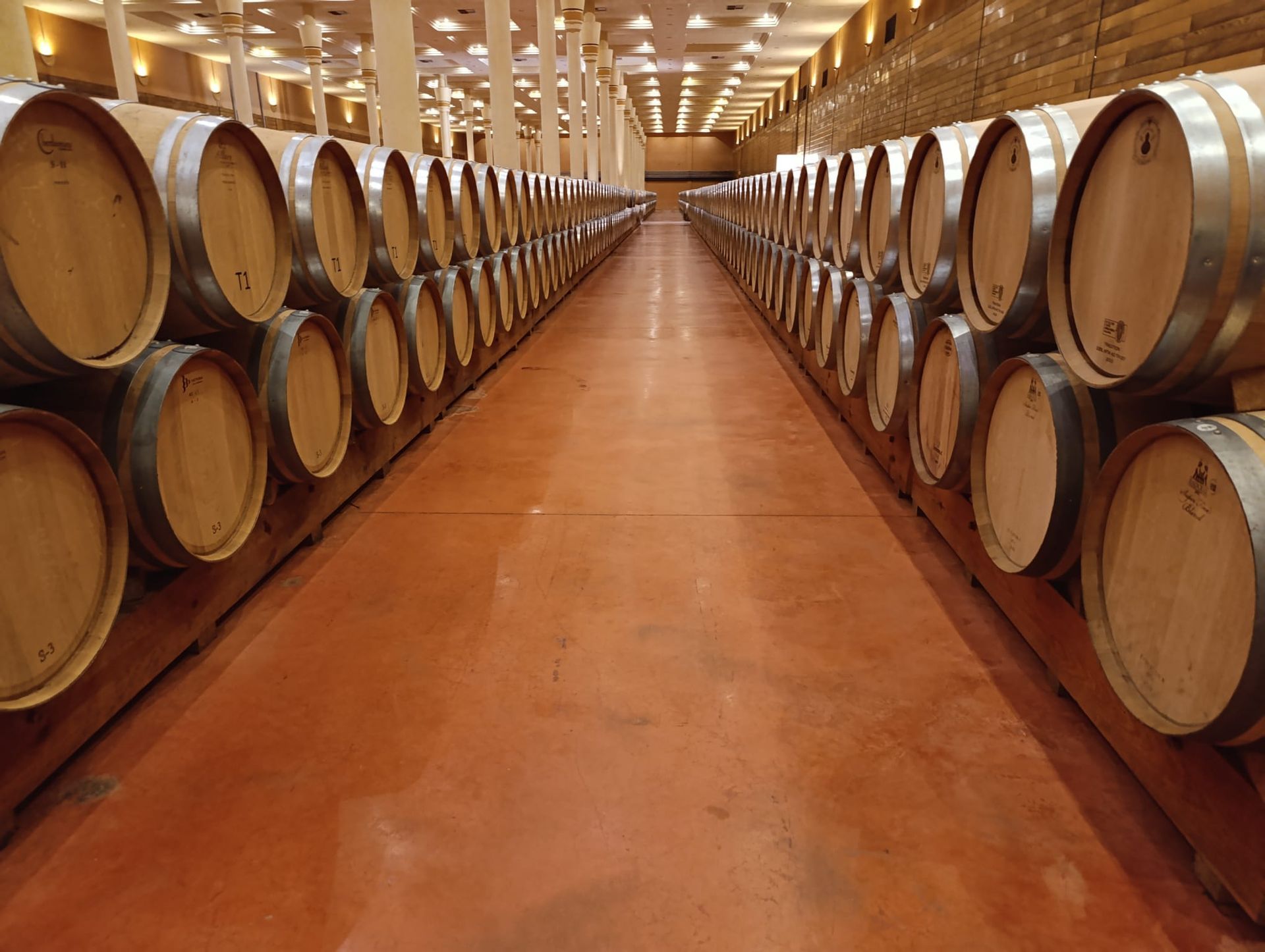 rioja ageing room