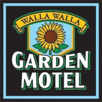 The walla walla garden motel logo has a sunflower on it.