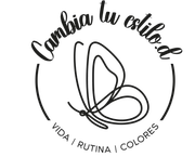 Logo de  “Cambia tu estilo. D el VIDA | RUTINA | COLORES”