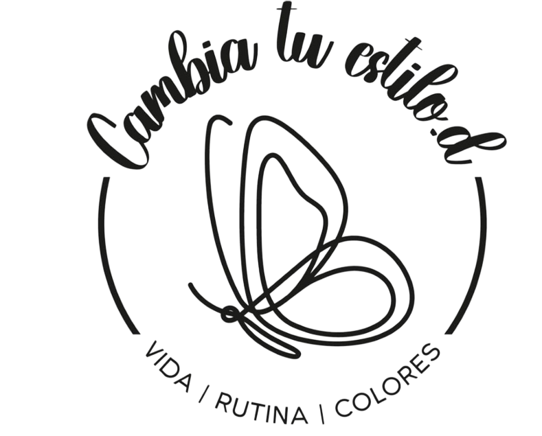 Logo de  “Cambia tu estilo. D el VIDA | RUTINA | COLORES”