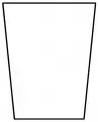 Trapezoid shape, white background.