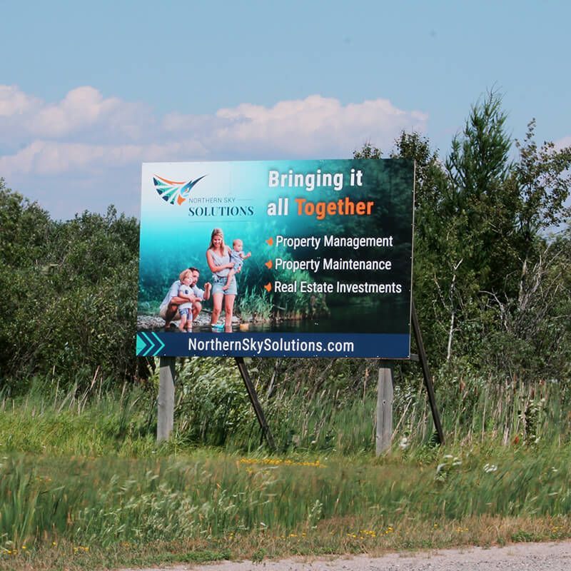 property management billboard design