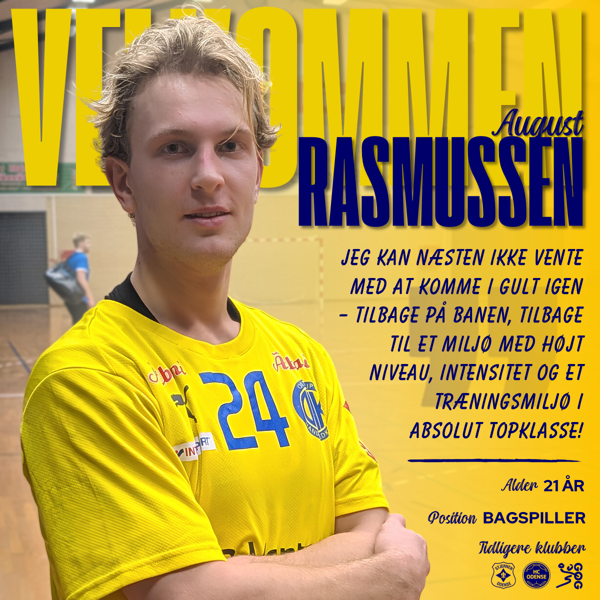 Velkommen til OHK, August Rasmussen