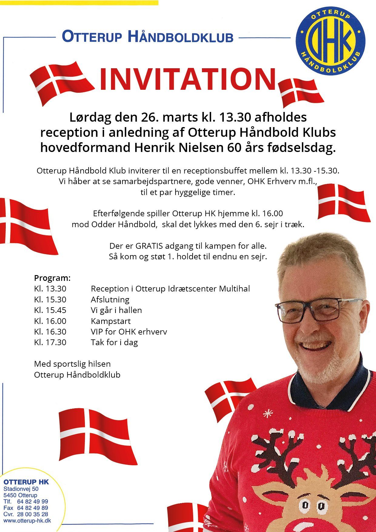 Gratis adgang mod Odder Håndbold Gratis adgang mod Odder Håndbold