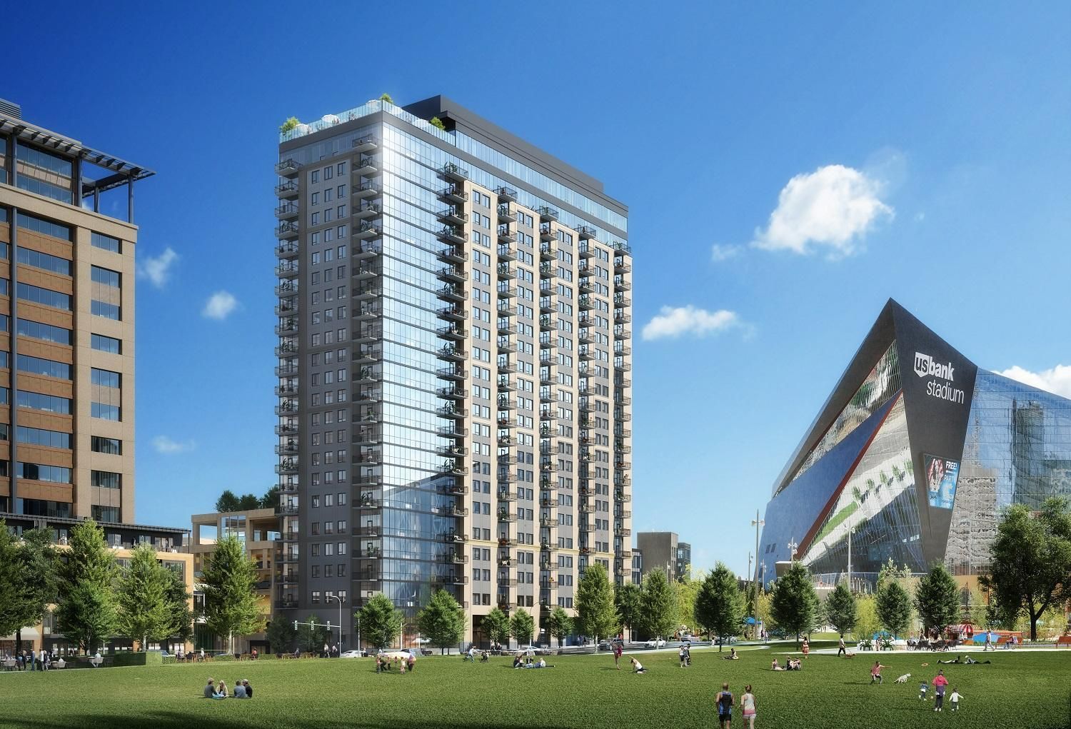 An artist 's impression of 4th and Park in Seattle WA