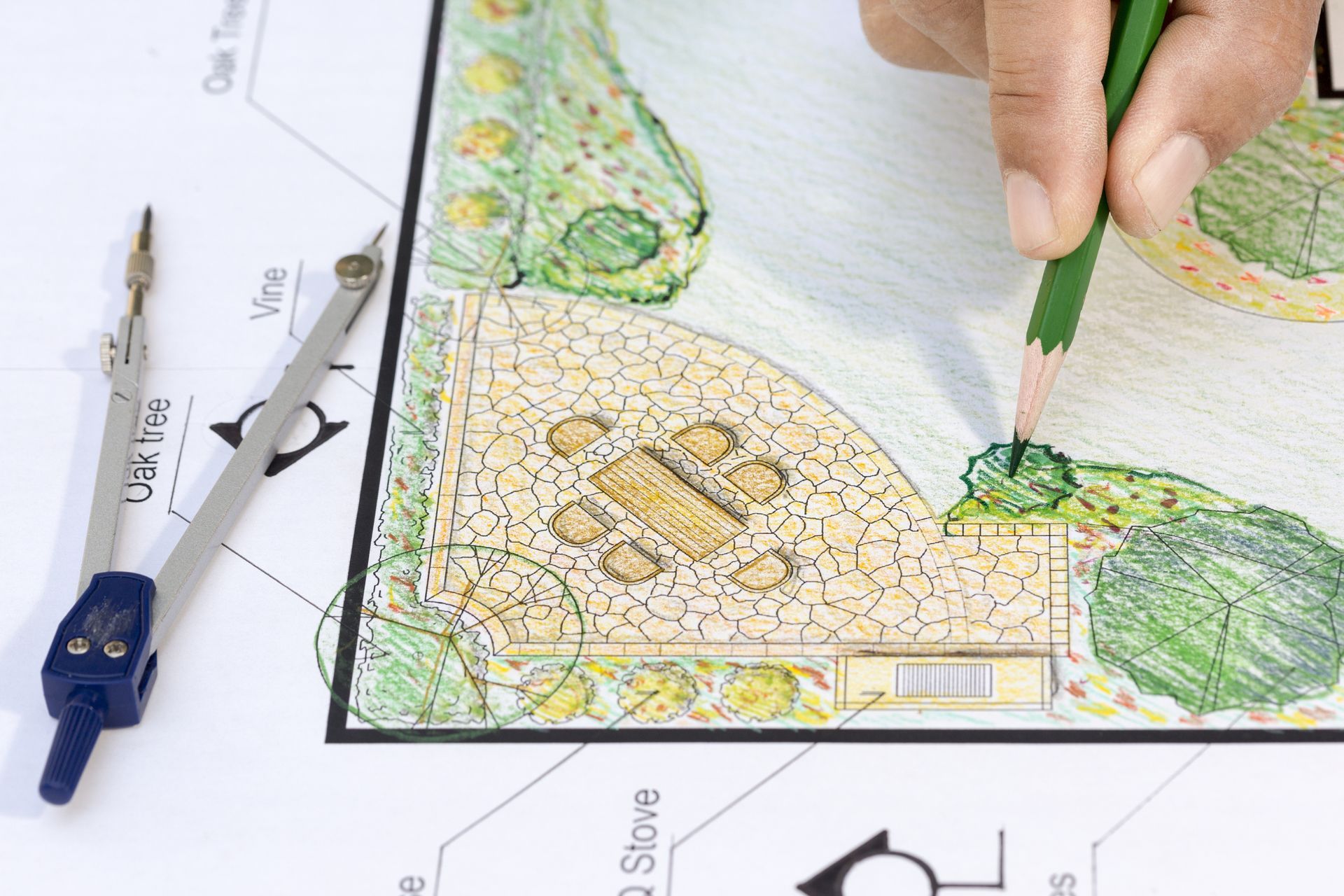 Drawing Hardscape Plan