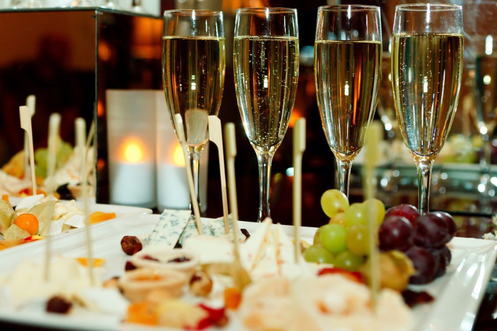 calici di prosecco