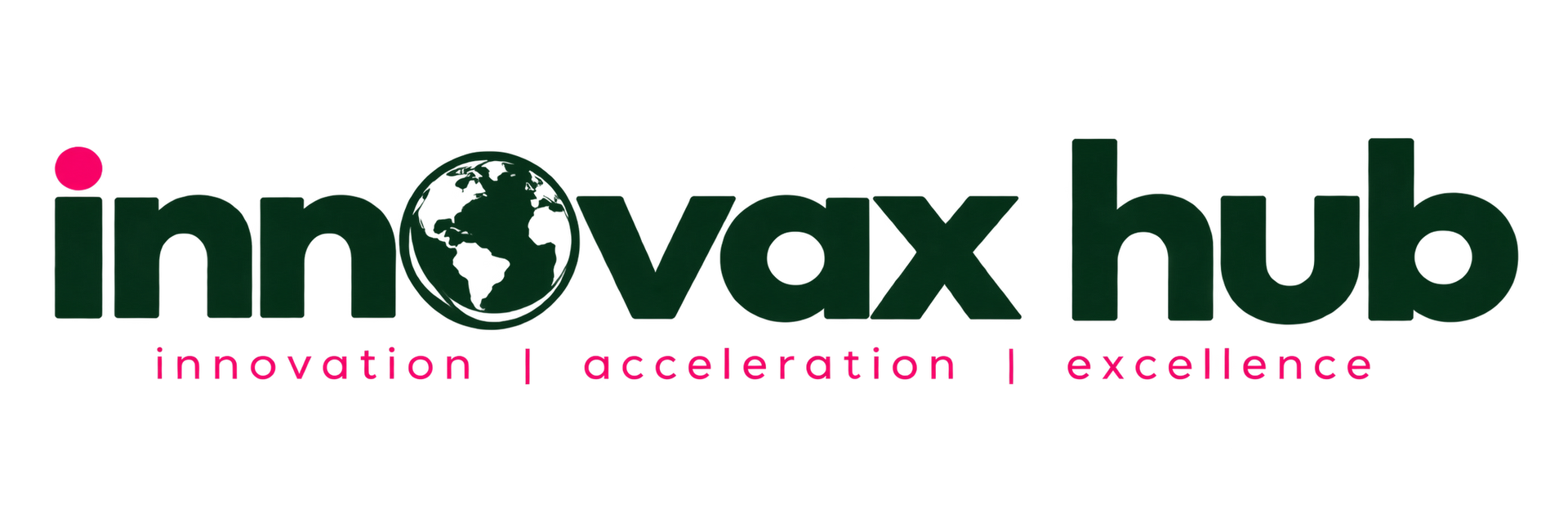 A logo for innovax hub innovation acceleration excellence