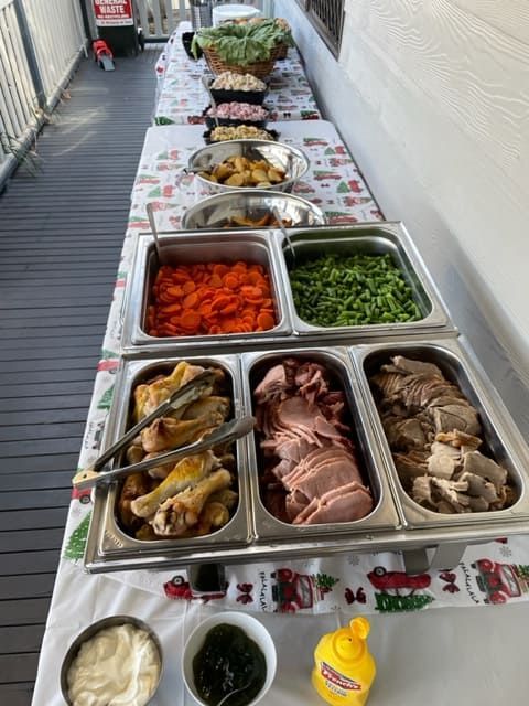 There Are Many Different Types Of Food On The Table — Tru Blu Catering In Sawtell, NSW