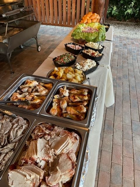 A Buffet Table With A Variety Of Food On It — Tru Blu Catering In Laurieton, NSW