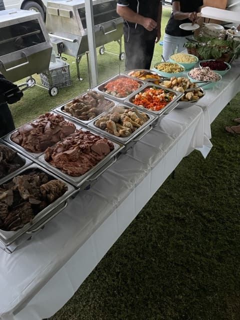 A Buffet Table With A Variety Of Food On It — Tru Blu Catering In Wauchope, NSW