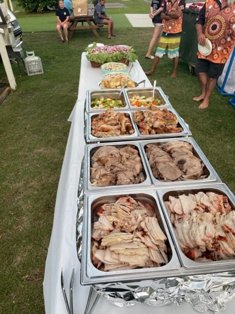 A Buffet Table With A Variety Of Food On It — Tru Blu Catering In Port Macquarie, NSW