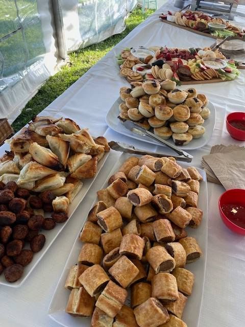 A Buffet Table With A Variety Of Food On It — Tru Blu Catering In Lake Cathie, NSW