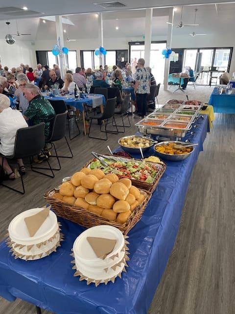A Buffet Table With A Lot Of Food On It — Tru Blu Catering In Port Macquarie, NSW