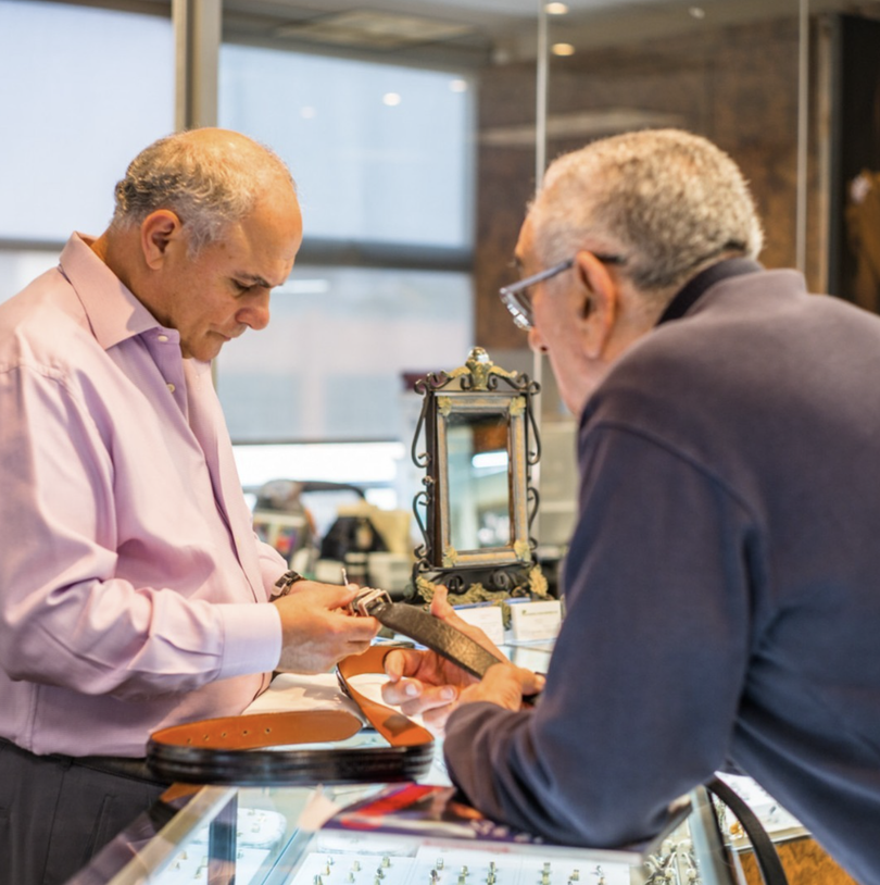 Private consultation with Roger or Ian at RP Diamond and Gold Imports