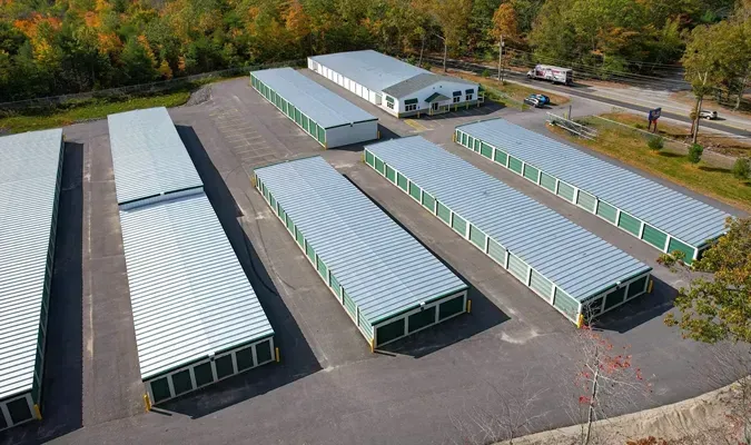 Ariel view of Sanford storage facility exterior