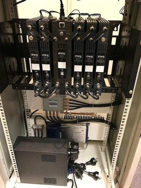 A Server with A Lot of Wires Coming out Of It — MATV Systems Australia Pty Ltd in Wickham, NSW