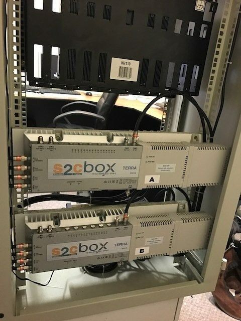 Two S2cbox Boxes Are Stacked on Top of Each Other — MATV Systems Australia Pty Ltd in Wickham, NSW