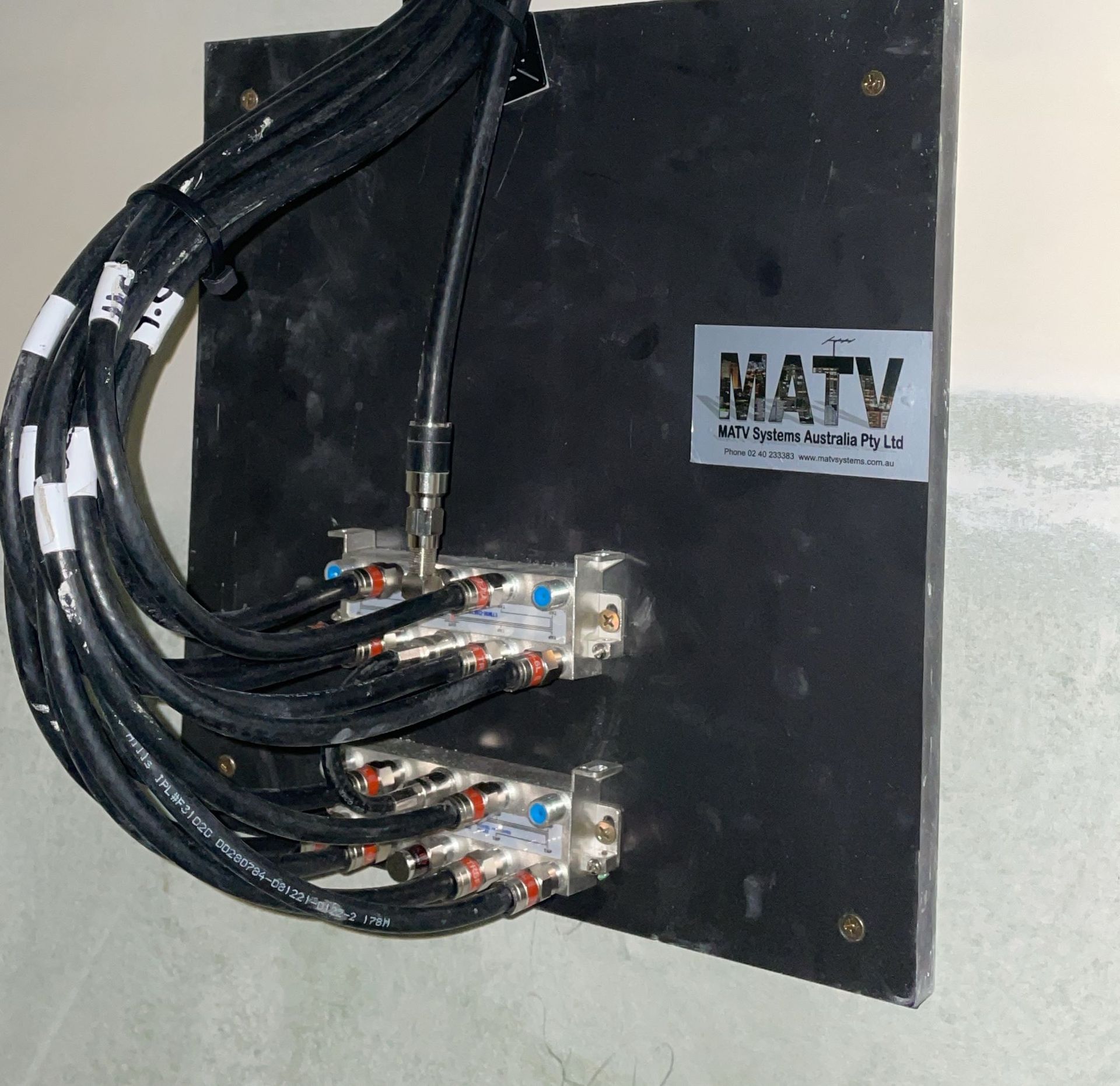 A Server Rack Filled with Lots of Computer Equipment in A Room — MATV Systems Australia Pty Ltd in Central Coast, NSW