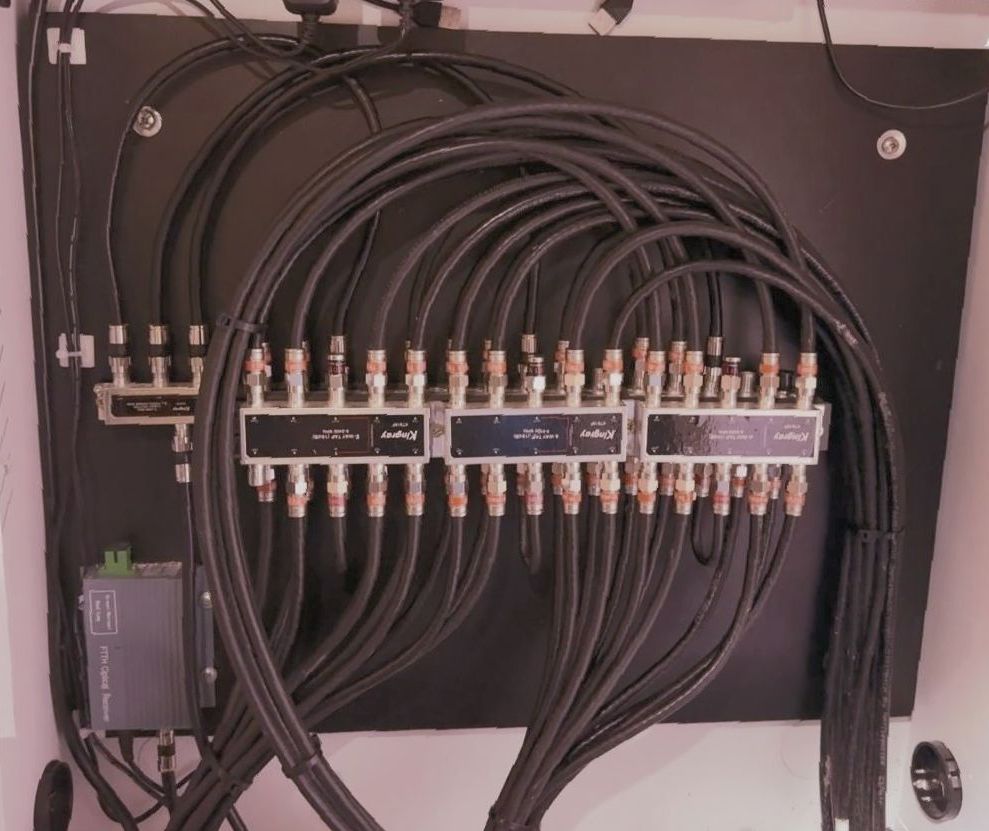 A Box with A Lot of Wires Coming Out Of It — MATV Systems Australia Pty Ltd in Wickham, NSW