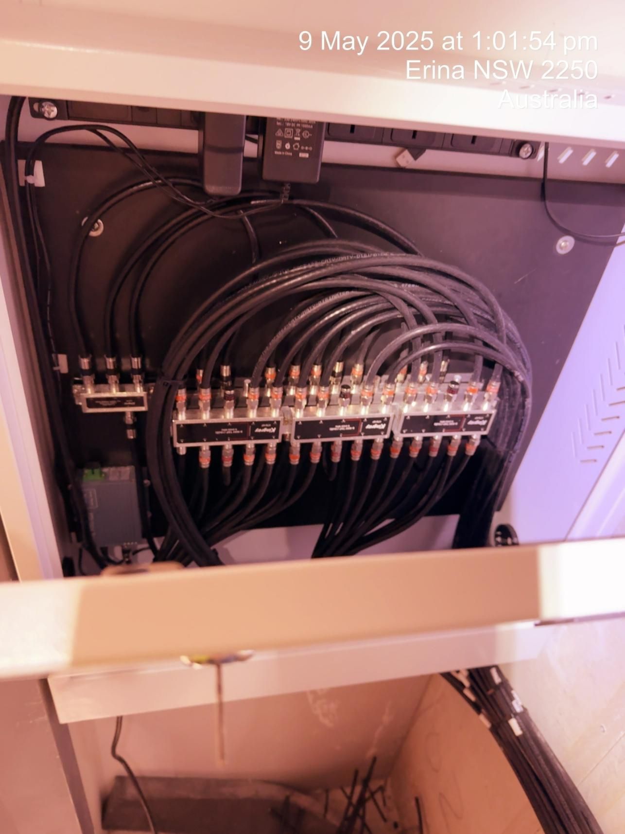 A Bunch of Wires Are Connected to Each Other in A Box — MATV Systems Australia Pty Ltd in Wickham, NSW