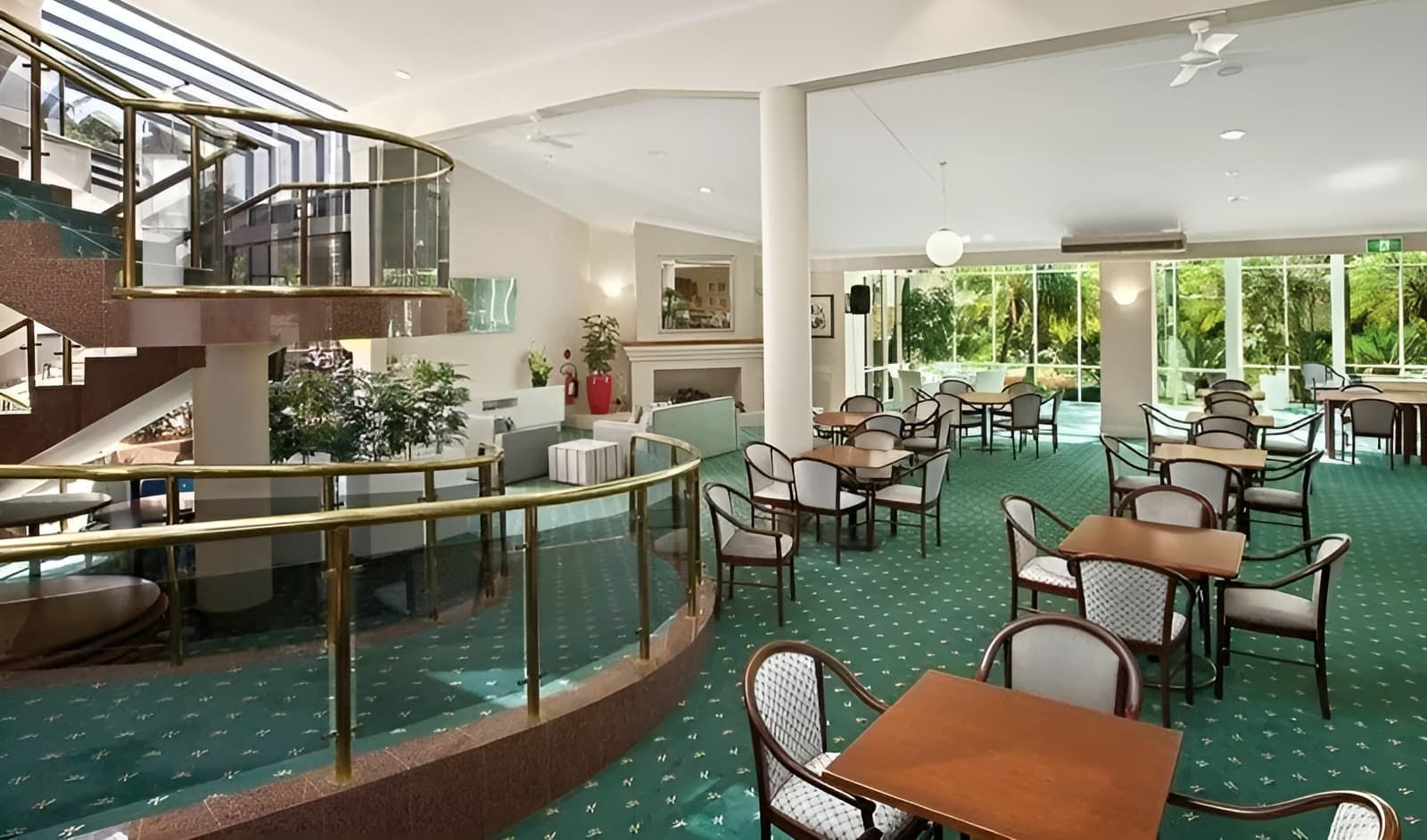 A Clubhouse with Tables and Chairs and A Balcony — MATV Systems Australia Pty Ltd in Wickham, NSW