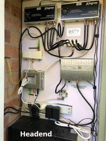 A Black Box with The Word Headend on It — MATV Systems Australia Pty Ltd in Wickham, NSW