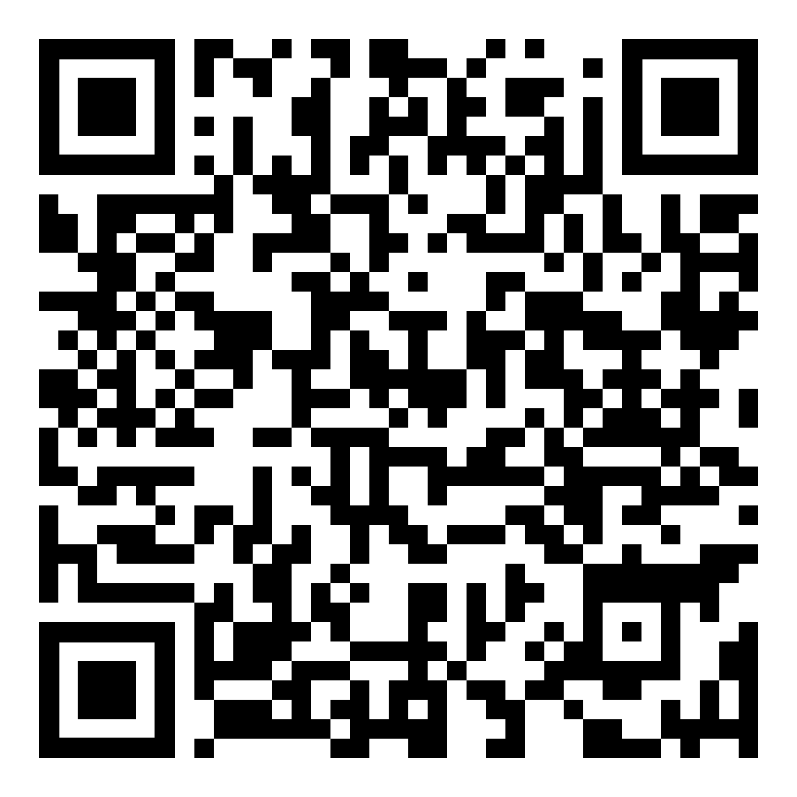 A black and white qr code on a white background.