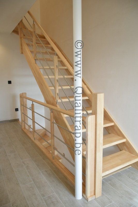 open kwartdraai in rubberwood met leuning Marco 