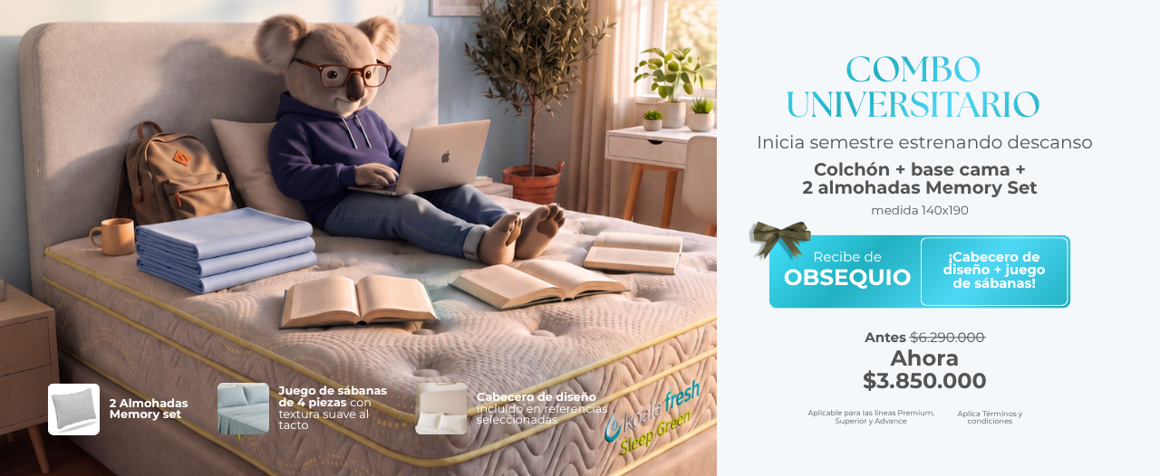 Acogedora sala de estar con sofá modular beige, cojines azules, osito de peluche y muebles tapizados Lomba (en promoción).