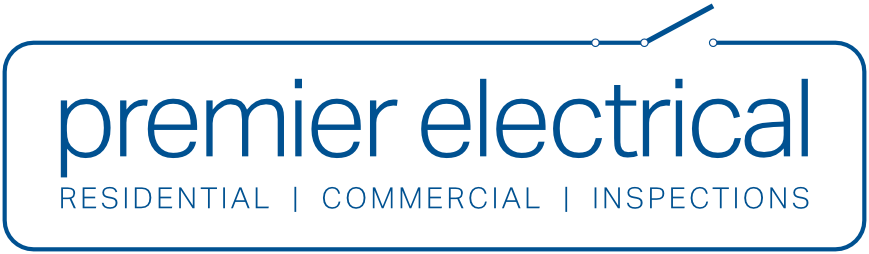 Premier Electrical,Logo blue