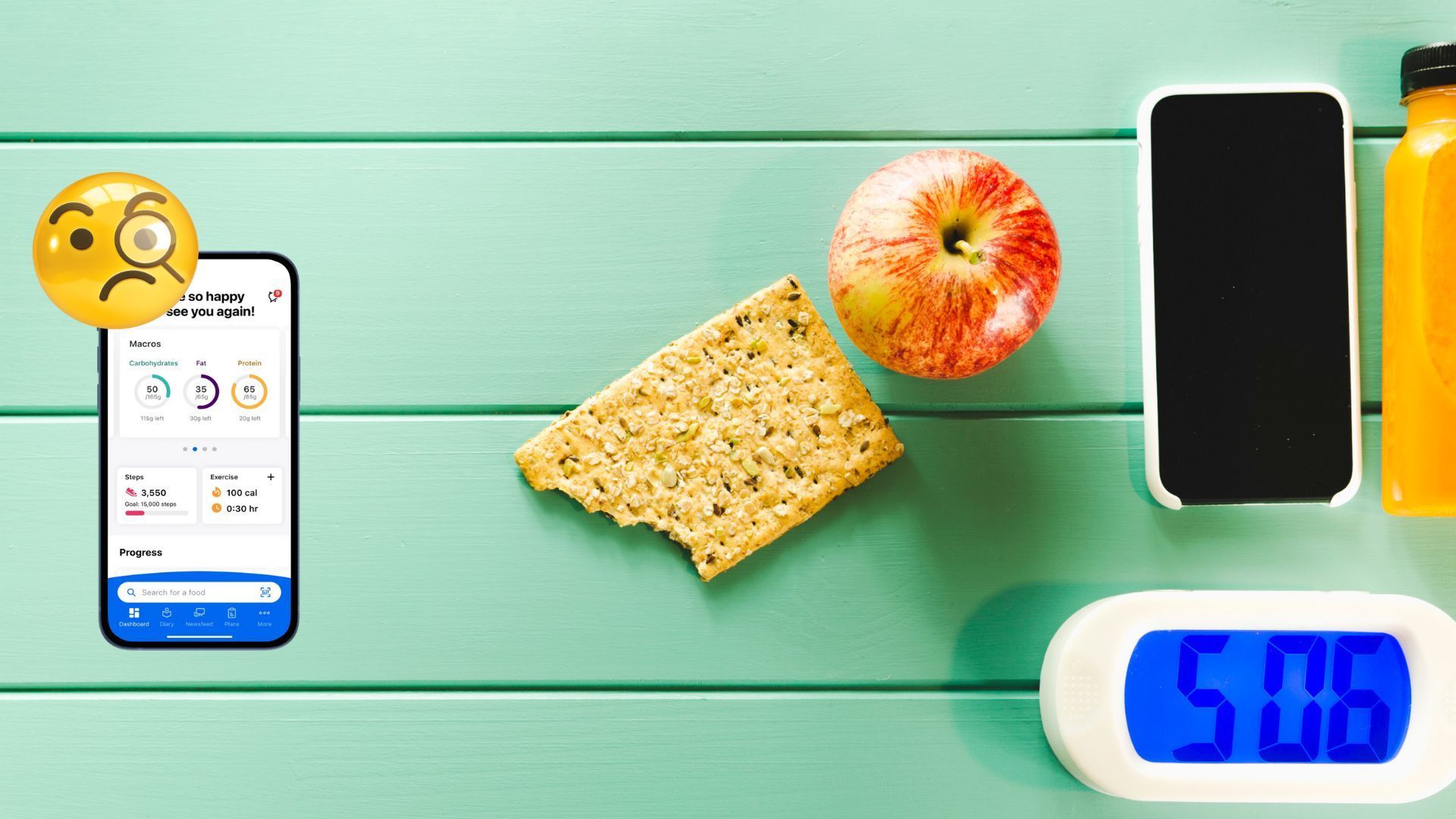 Be aware that you might under-report your daily consumed calories.