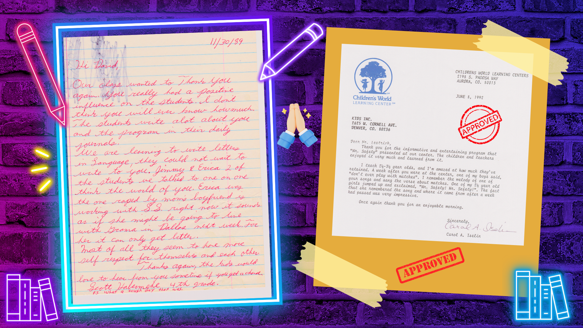 kids inc. letters