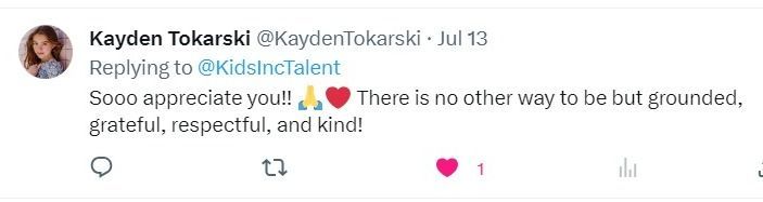 @KidsIncTalent testimonials 