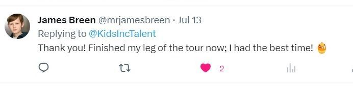 @KidsIncTalent testimonials 