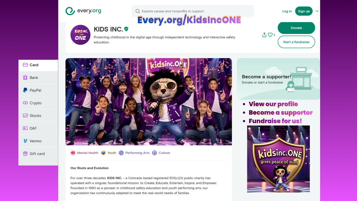 Donate through Every.org.