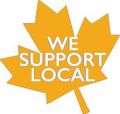 Yellow maple leaf with 