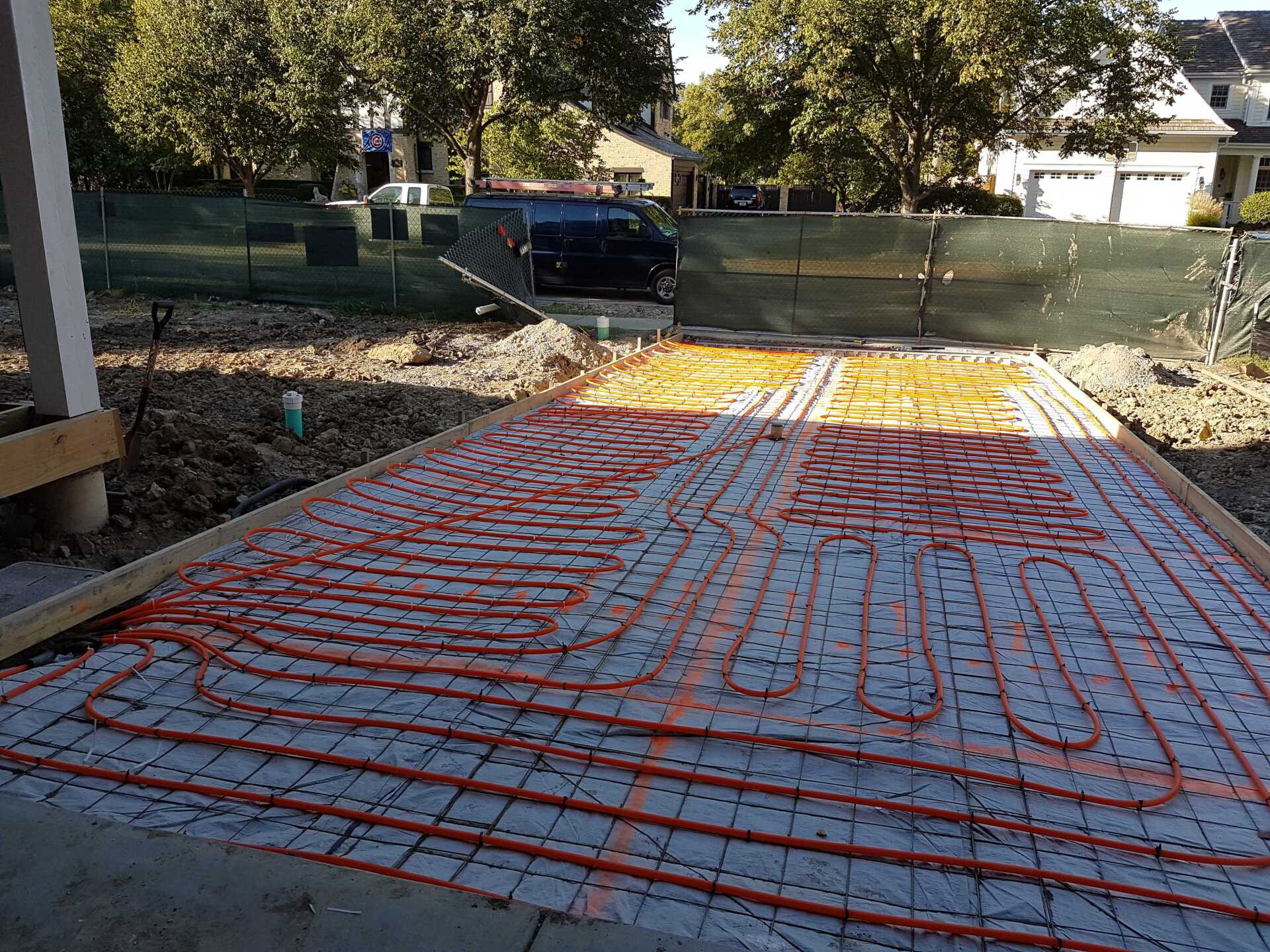 Boiler in Floor Heating Installation