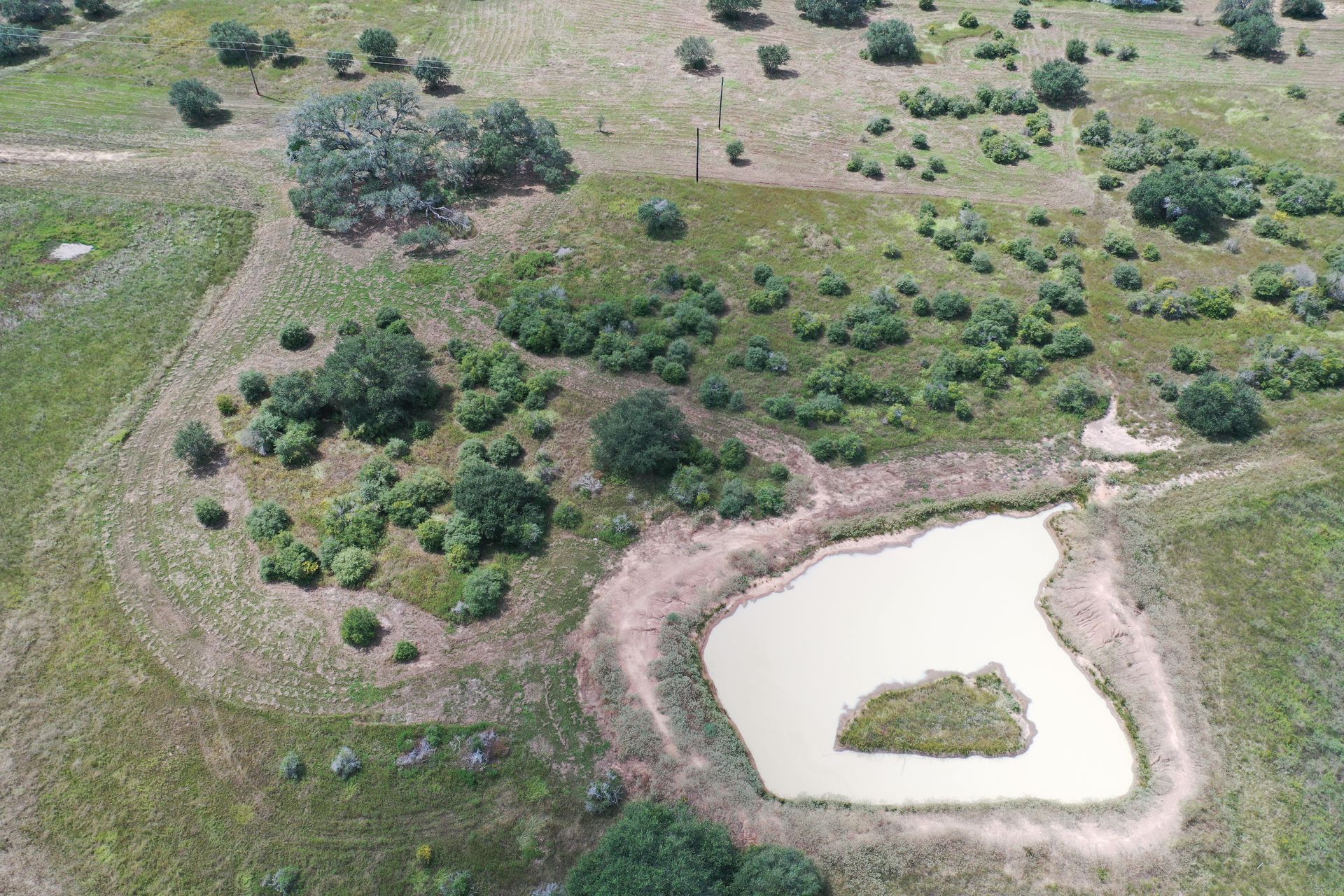 Gulf Coast Conservation site work project photographed from above