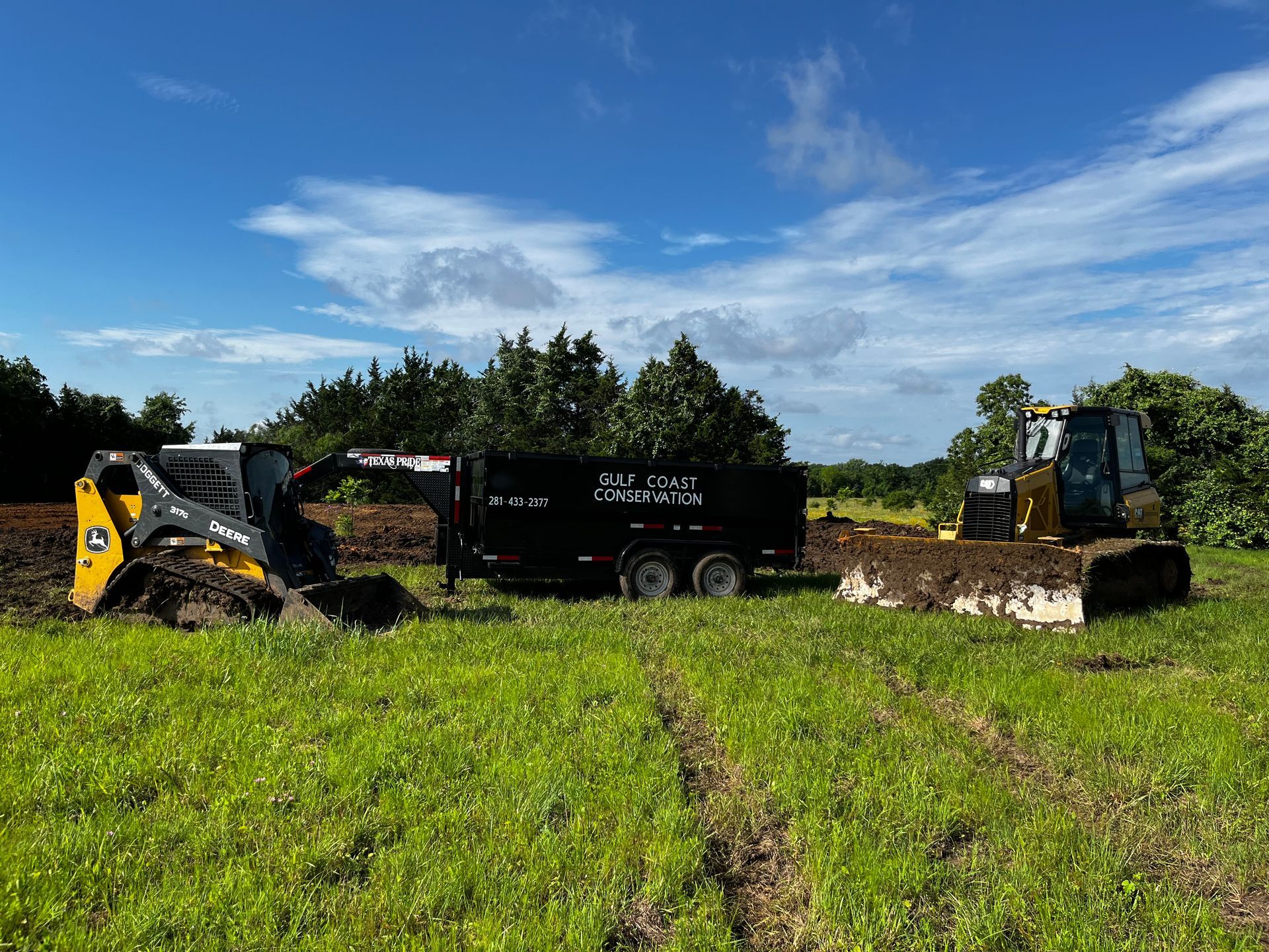 Gulf Coast Conservation earthwork and site preparation project