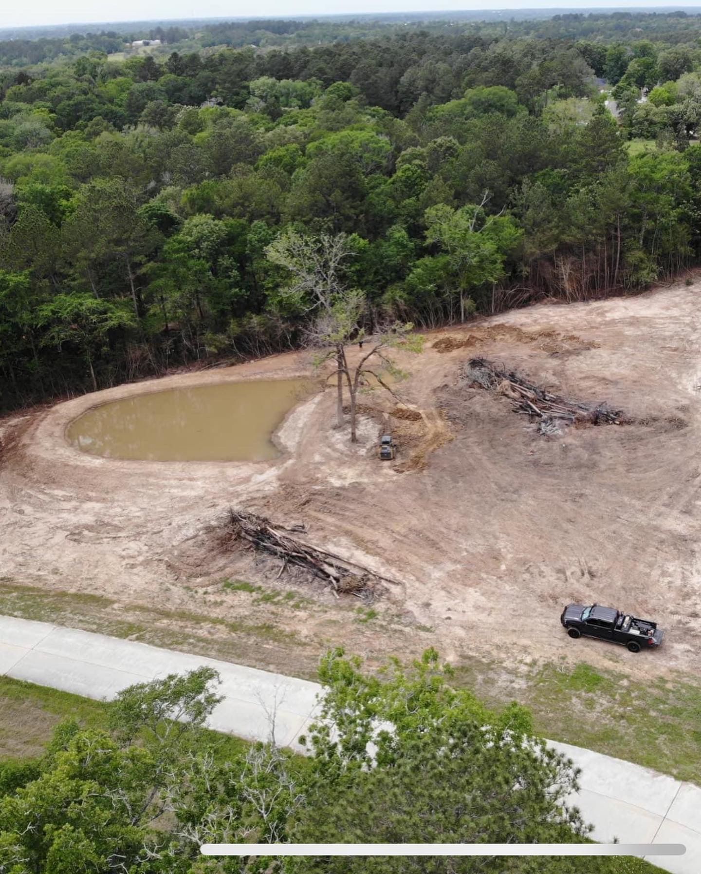 Pond construction project completed by Gulf Coast Conservation