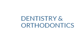 A logo for dentistry and orthodontics on a white background.