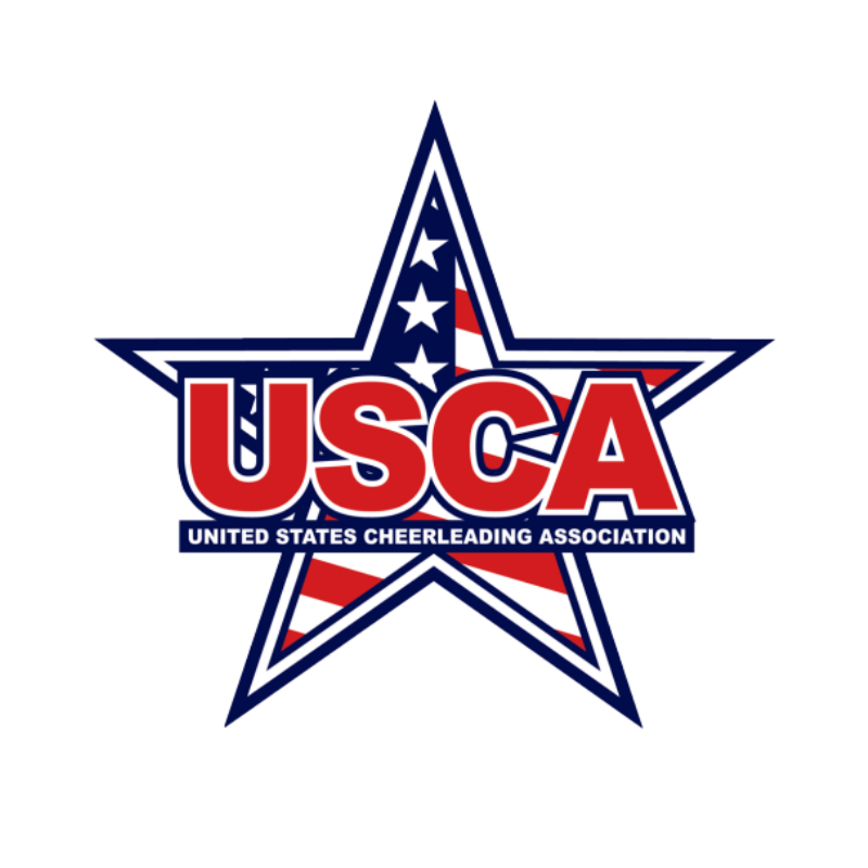 USCA logo: Star with US flag design and 